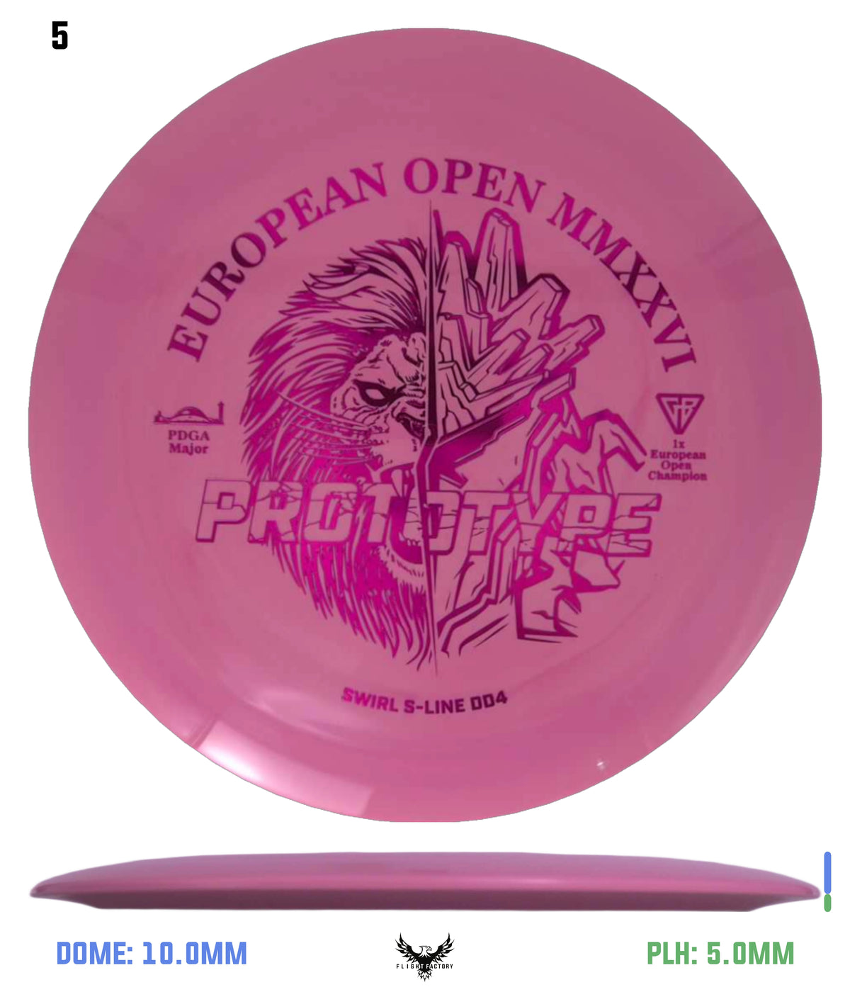 Discmania Prototype Swirl S-Line DD4 - European Open 2026 Fundraiser
