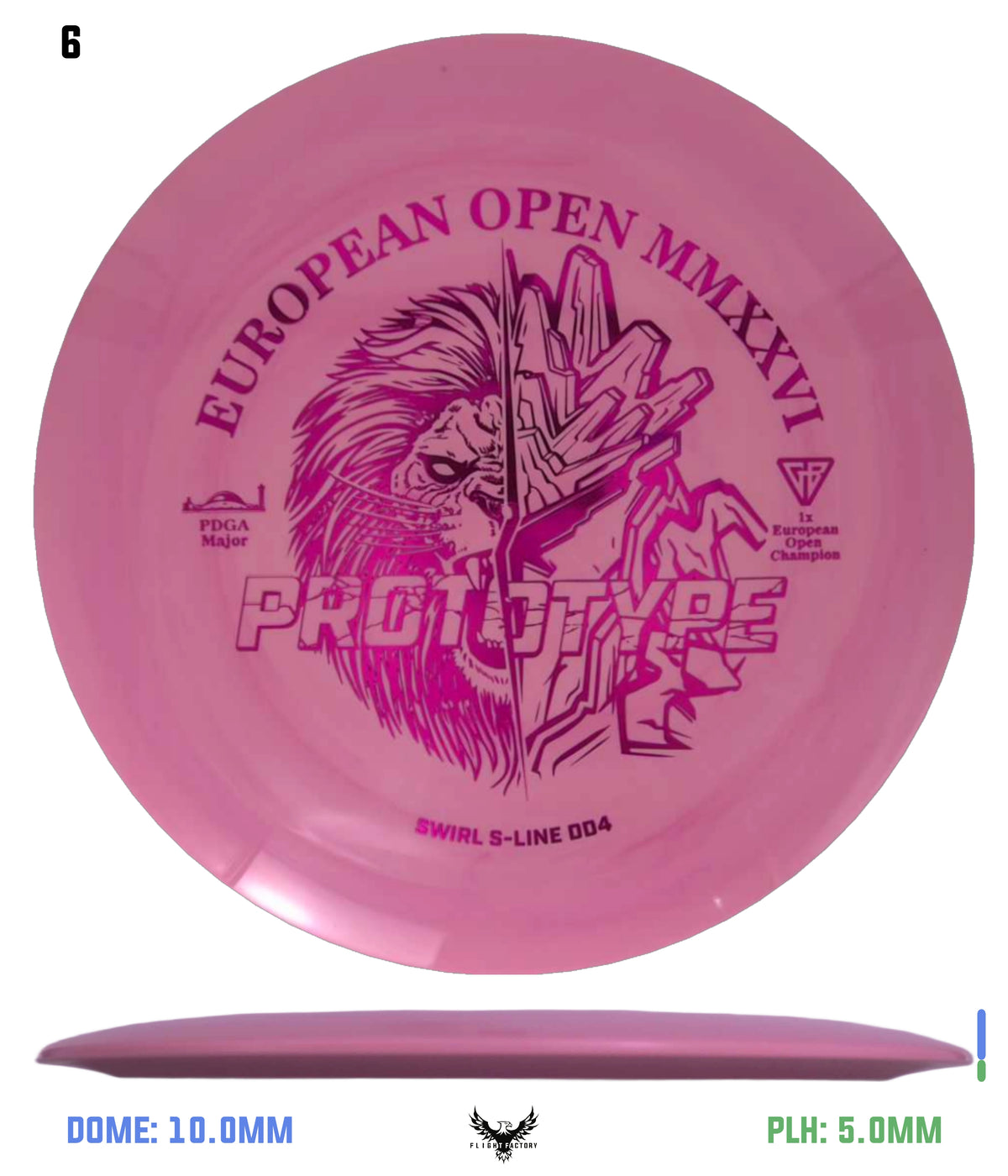 Discmania Prototype Swirl S-Line DD4 - European Open 2026 Fundraiser