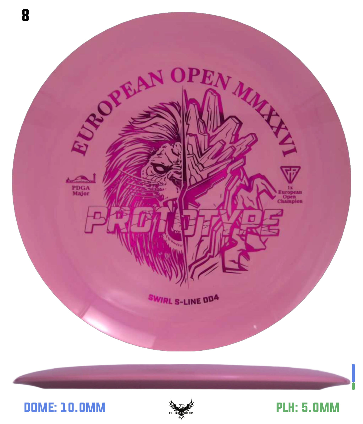 Discmania Prototype Swirl S-Line DD4 - European Open 2026 Fundraiser