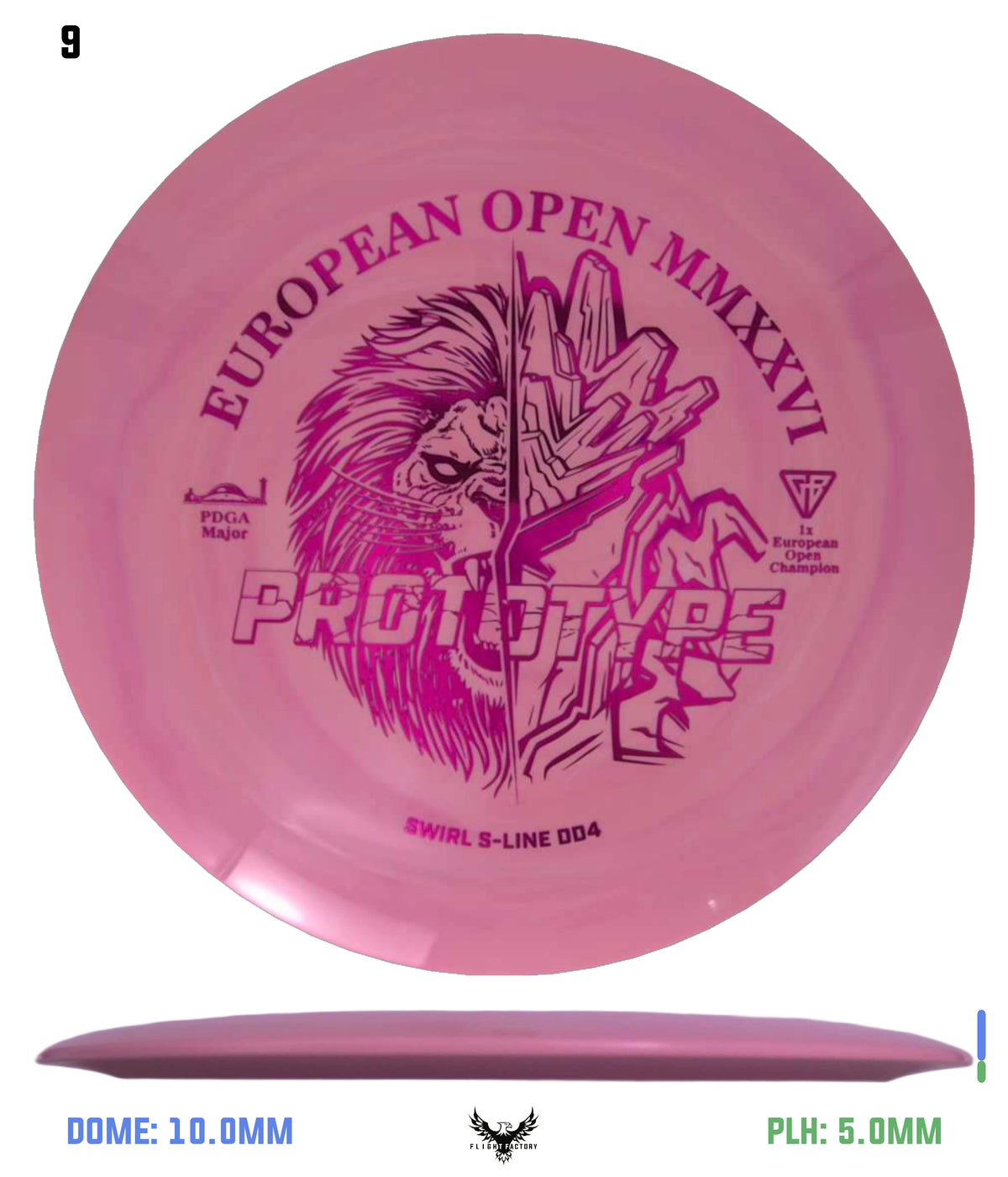 Discmania Prototype Swirl S-Line DD4 - European Open 2026 Fundraiser
