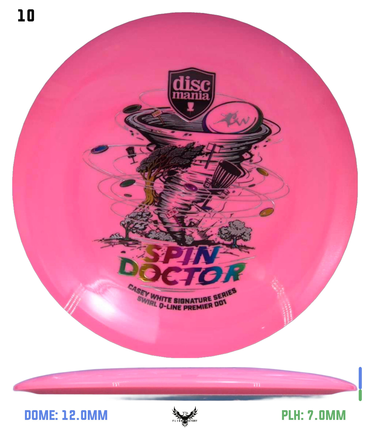 Discmania Spin Doctor - Casey White Signature Series Swirl Q-Line Premier DD1