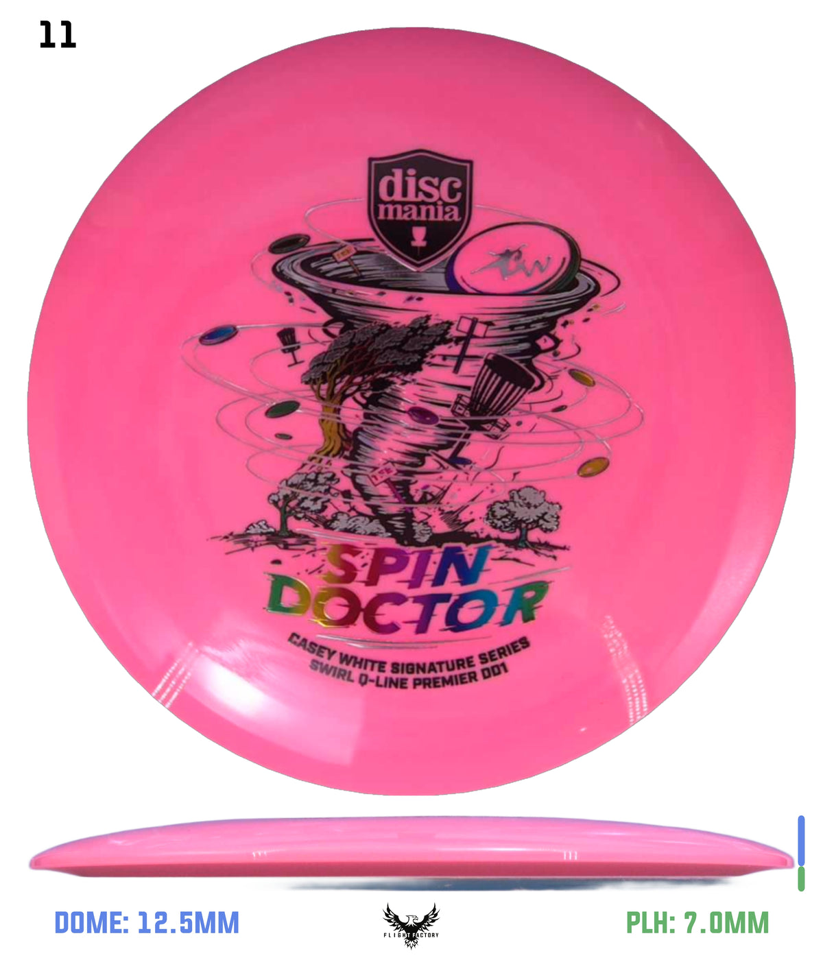 Discmania Spin Doctor - Casey White Signature Series Swirl Q-Line Premier DD1
