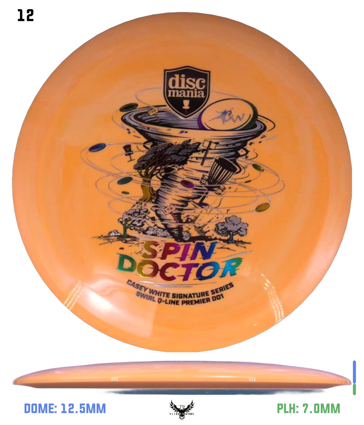 Discmania Spin Doctor - Casey White Signature Series Swirl Q-Line Premier DD1