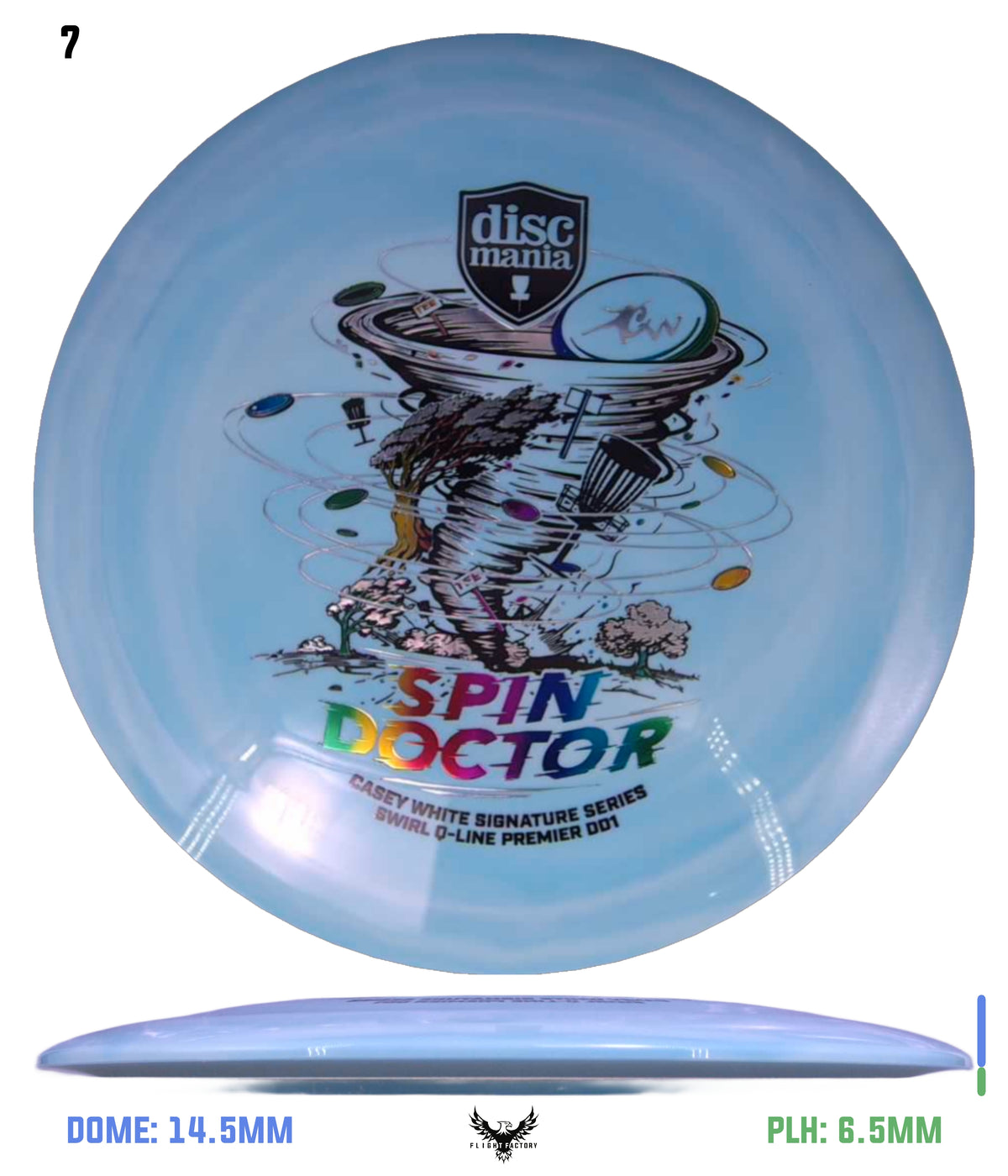 Discmania Spin Doctor - Casey White Signature Series Swirl Q-Line Premier DD1