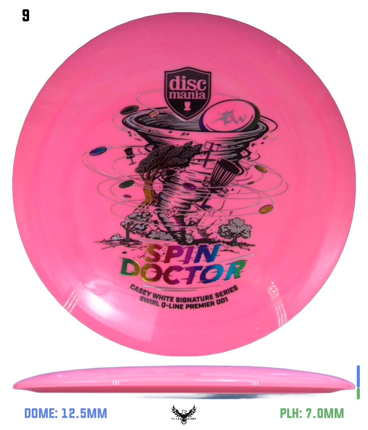 Discmania Spin Doctor - Casey White Signature Series Swirl Q-Line Premier DD1