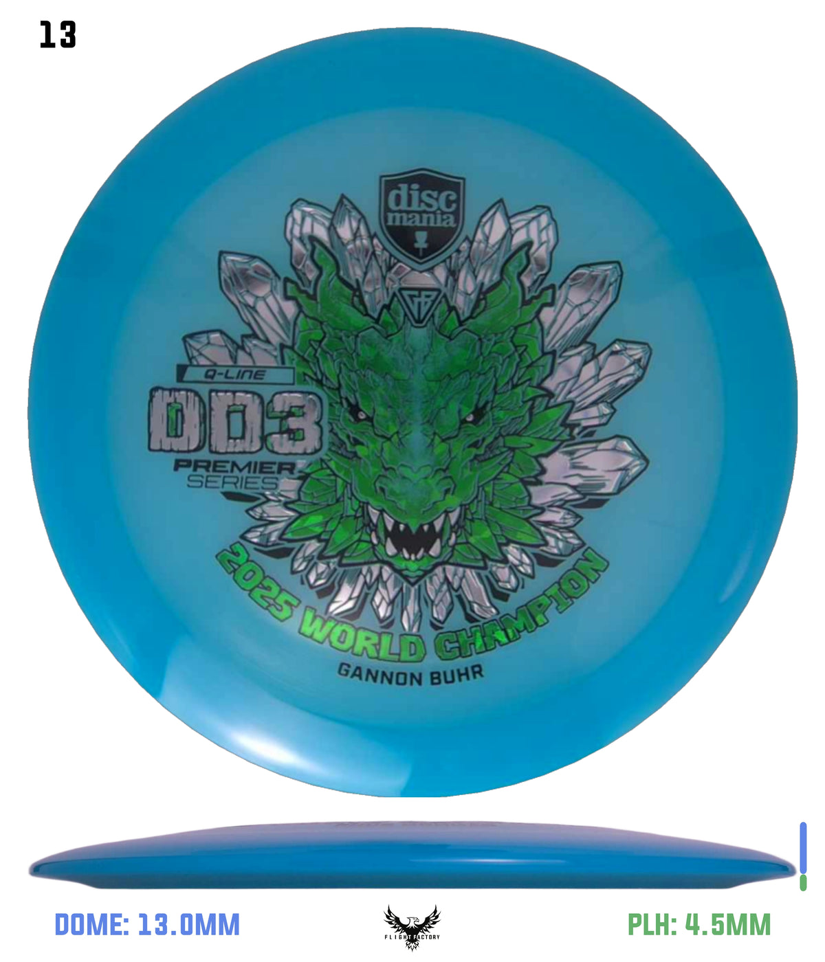 Discmania Gannon Buhr Premier Series Q-Line DD3 (2025 World Champion)