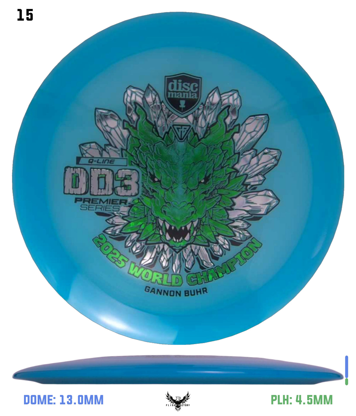 Discmania Gannon Buhr Premier Series Q-Line DD3 (2025 World Champion)