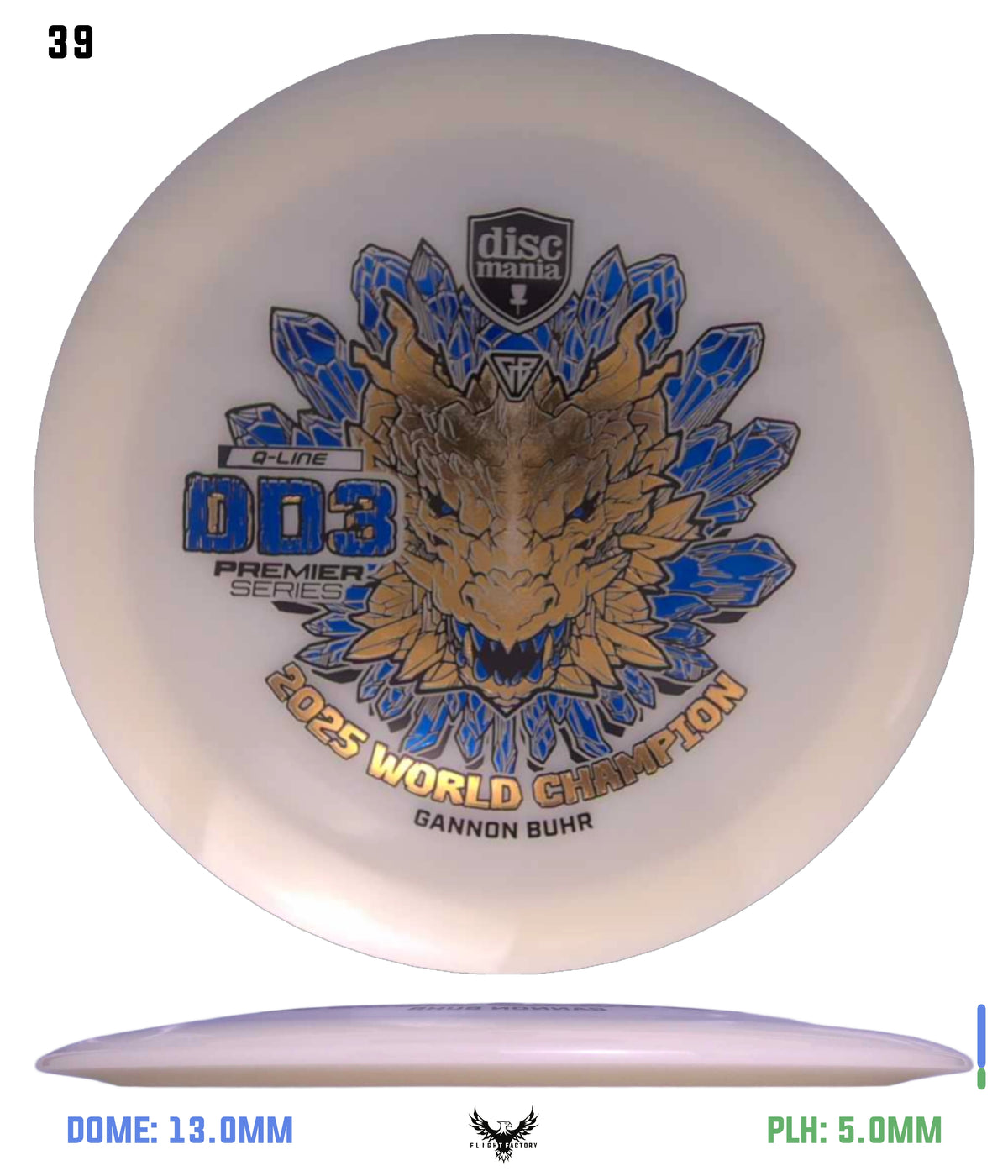 Discmania Gannon Buhr Premier Series Q-Line DD3 (2025 World Champion)