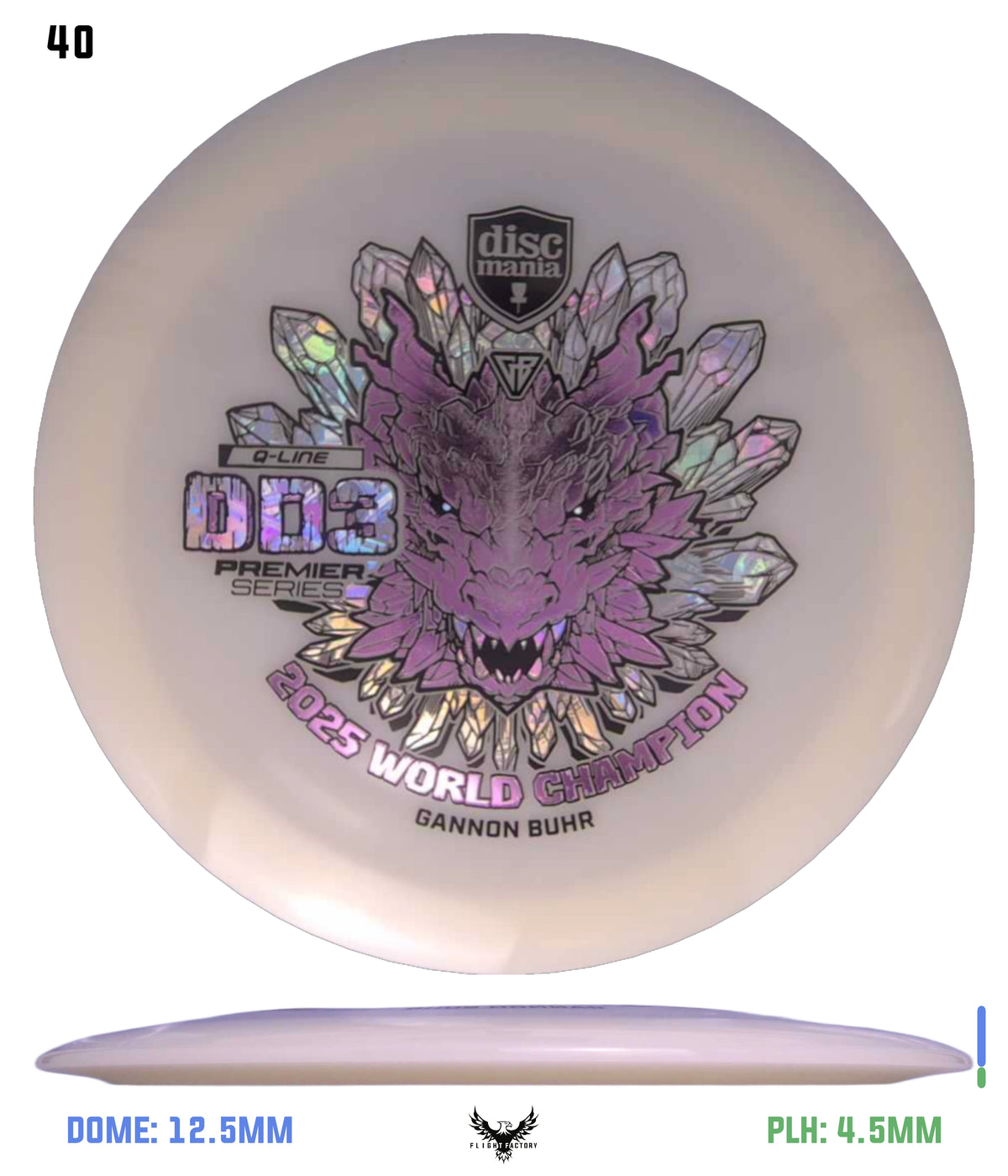Discmania Gannon Buhr Premier Series Q-Line DD3 (2025 World Champion)
