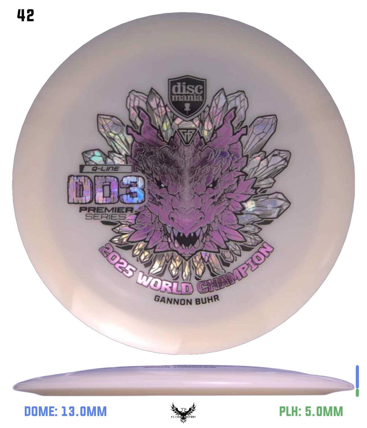 Discmania Gannon Buhr Premier Series Q-Line DD3 (2025 World Champion)