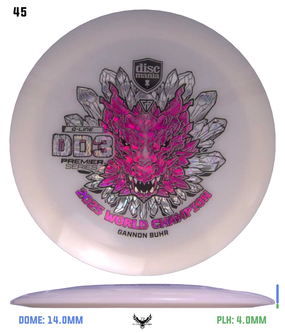 Discmania Gannon Buhr Premier Series Q-Line DD3 (2025 World Champion)