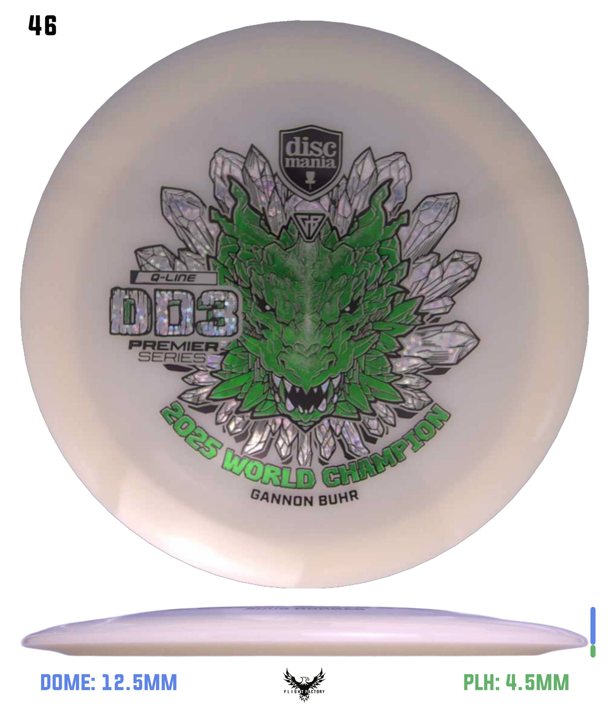 Discmania Gannon Buhr Premier Series Q-Line DD3 (2025 World Champion)