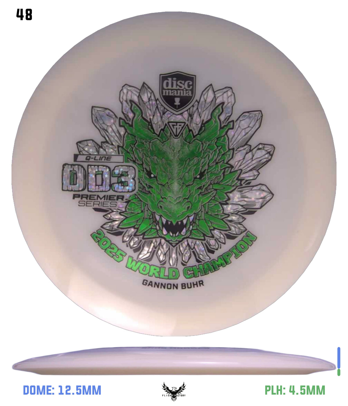 Discmania Gannon Buhr Premier Series Q-Line DD3 (2025 World Champion)