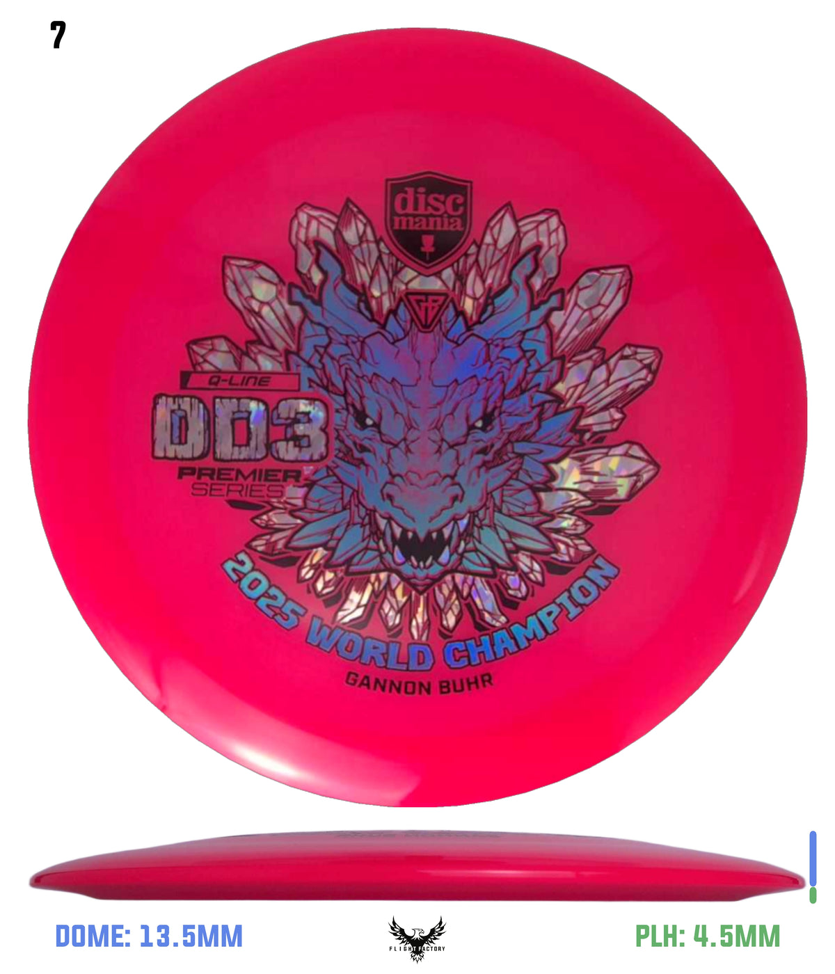 Discmania Gannon Buhr Premier Series Q-Line DD3 (2025 World Champion)