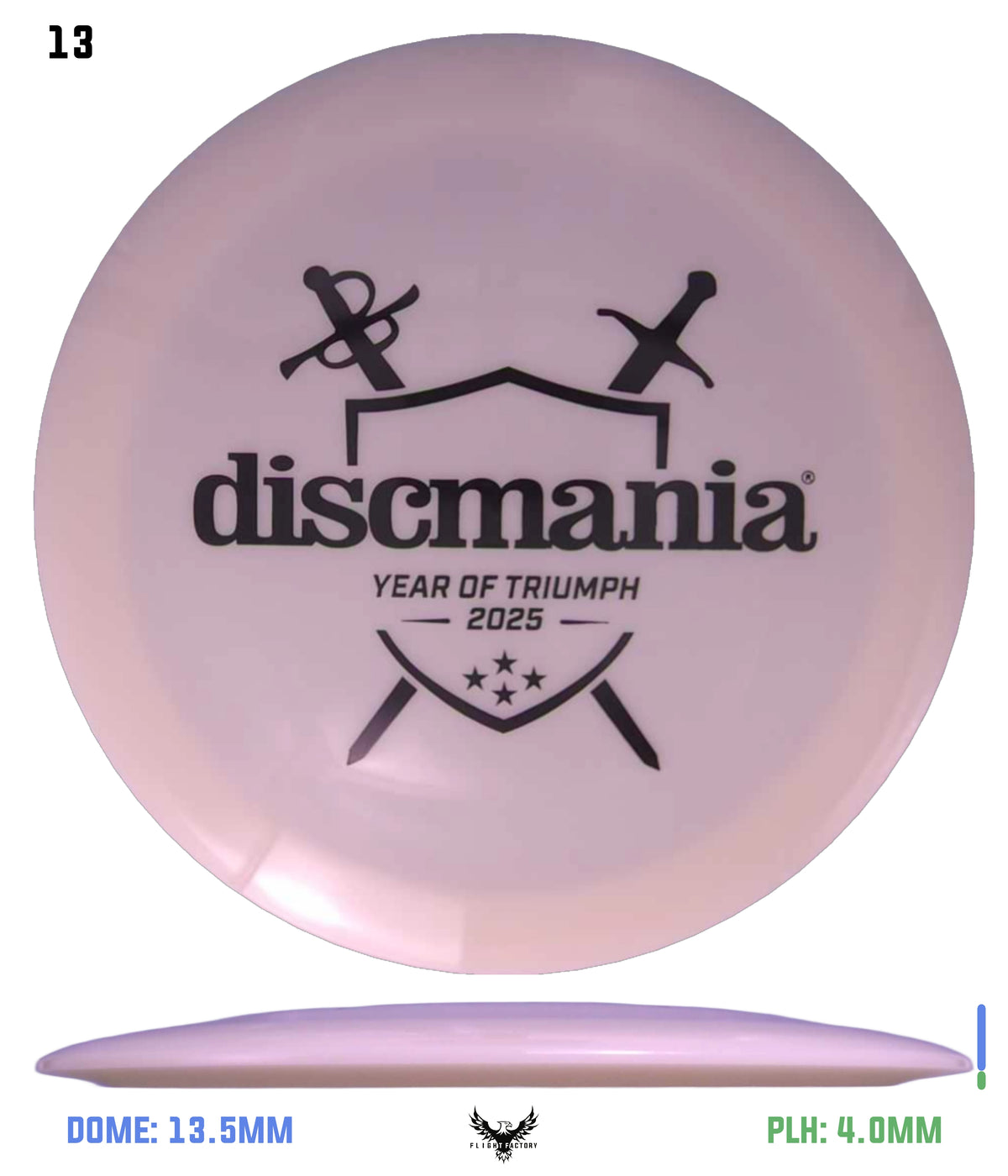Discmania Premier Series Q-Line DD3 - Year of Triumph 2025