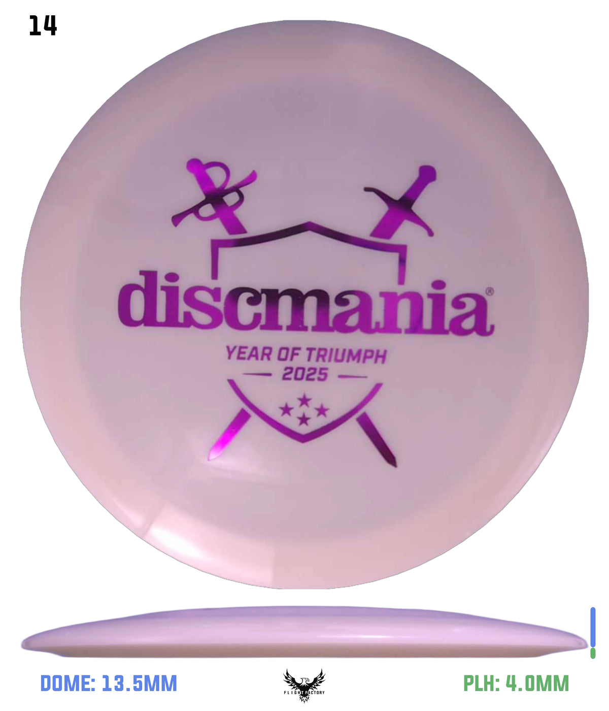 Discmania Premier Series Q-Line DD3 - Year of Triumph 2025