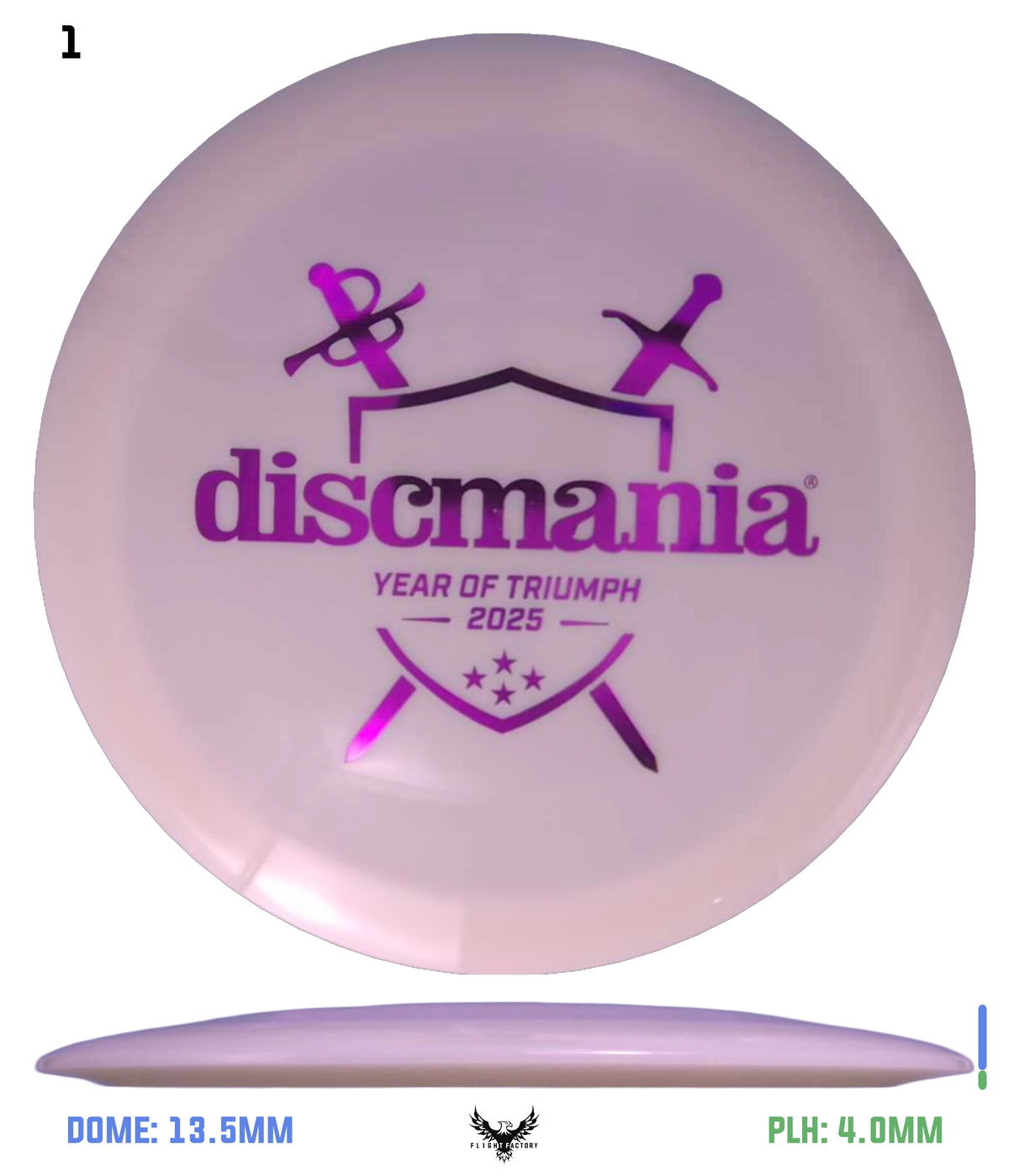 Discmania Premier Series Q-Line DD3 - Year of Triumph 2025