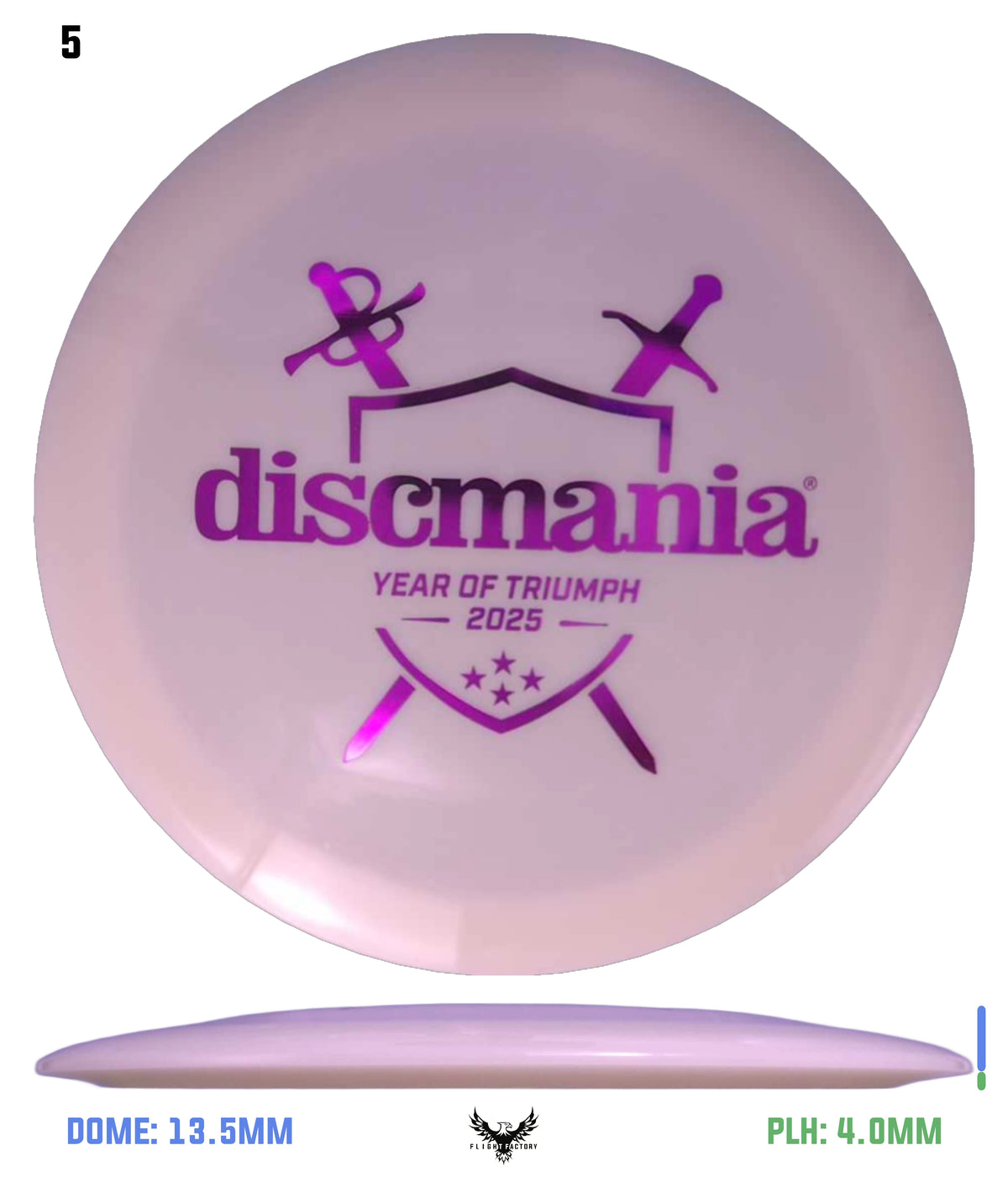 Discmania Premier Series Q-Line DD3 - Year of Triumph 2025