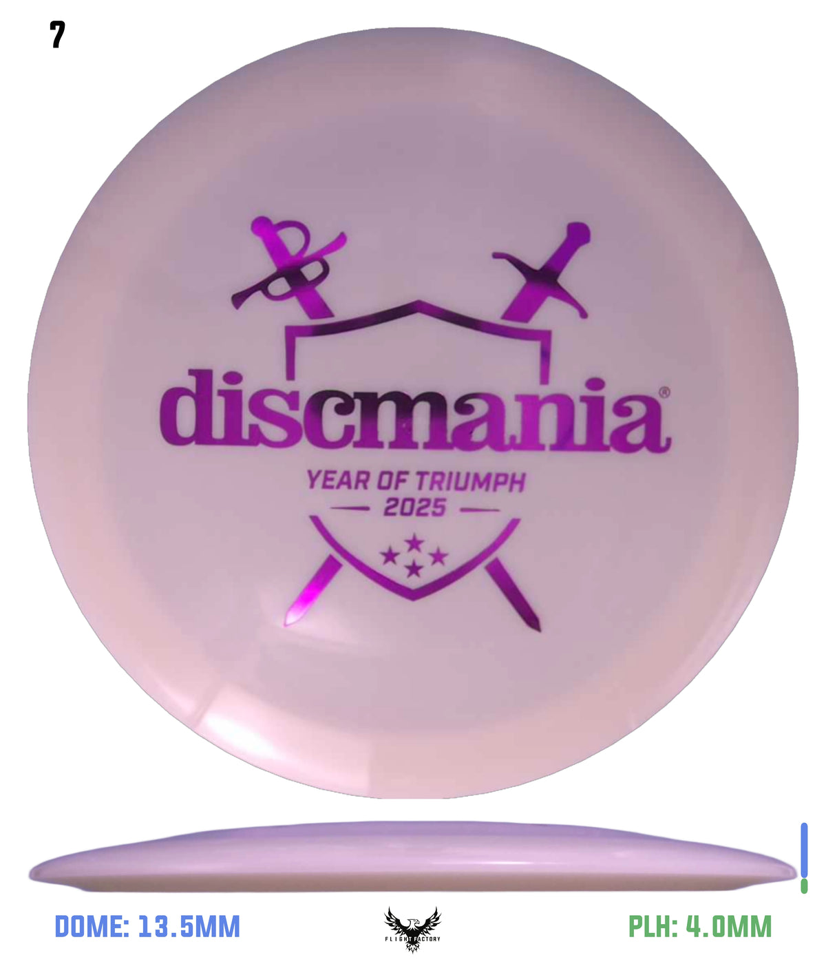 Discmania Premier Series Q-Line DD3 - Year of Triumph 2025