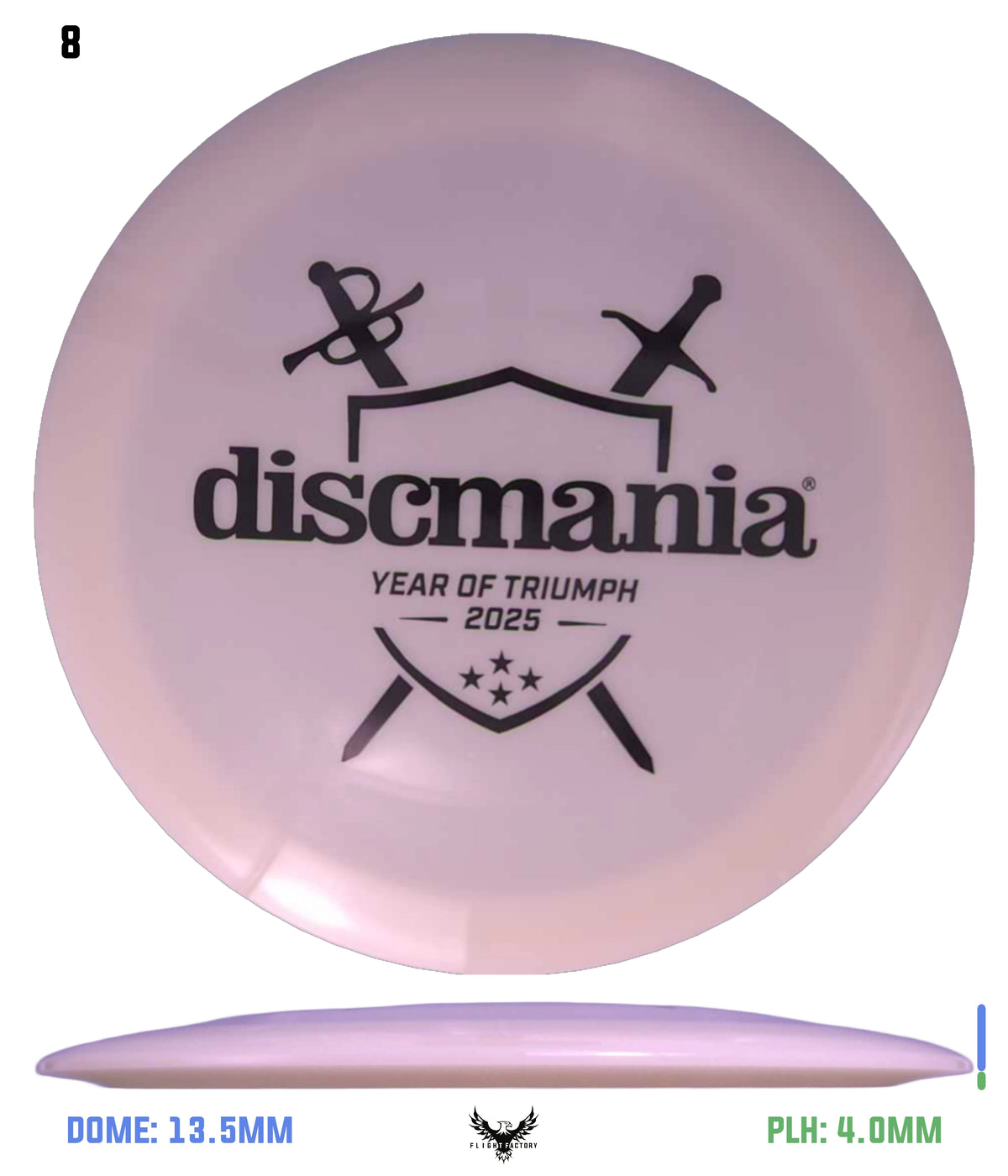 Discmania Premier Series Q-Line DD3 - Year of Triumph 2025