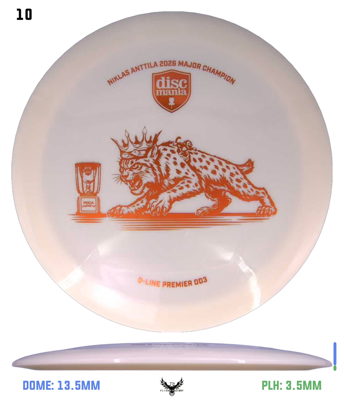 Discmania Premier Series Q-Line DD3 - Niklas Anttila Triumph Series Champions Cup