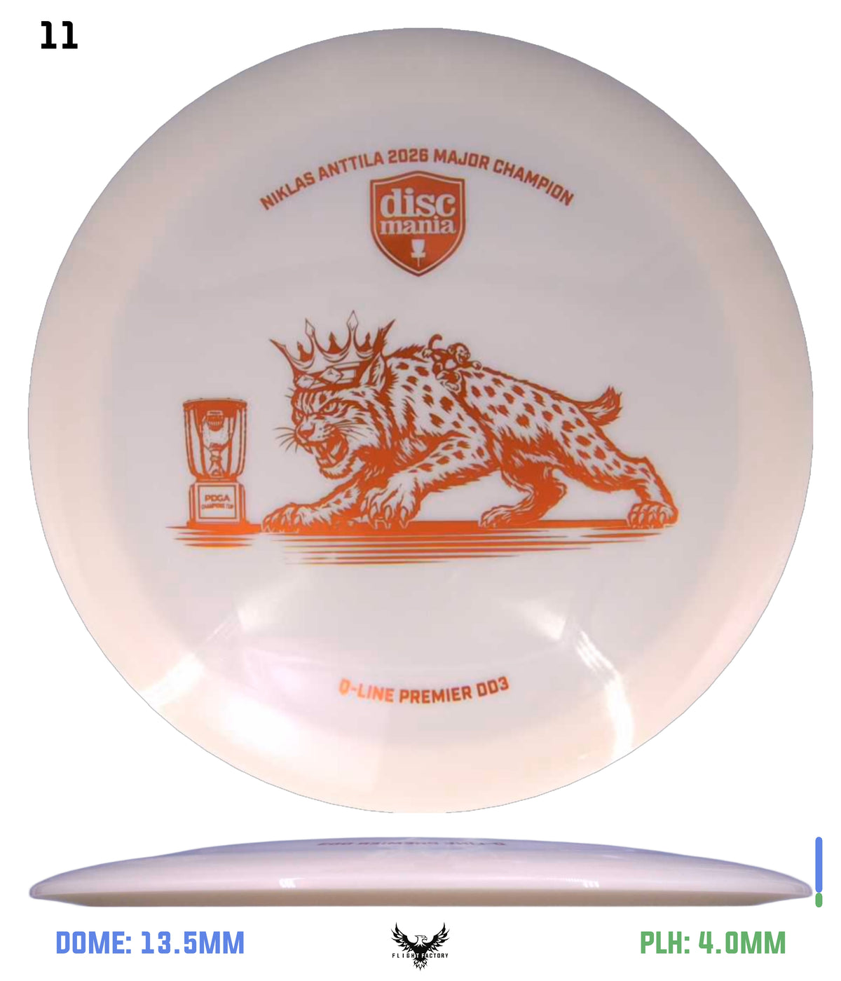 Discmania Premier Series Q-Line DD3 - Niklas Anttila Triumph Series Champions Cup