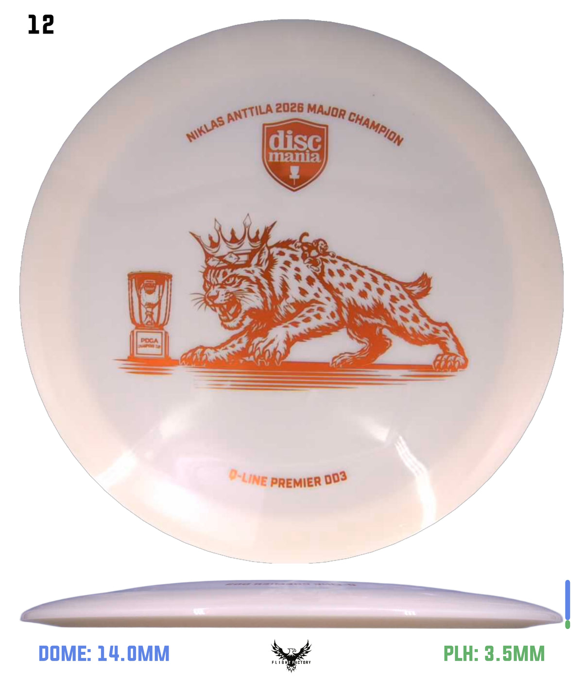 Discmania Premier Series Q-Line DD3 - Niklas Anttila Triumph Series Champions Cup