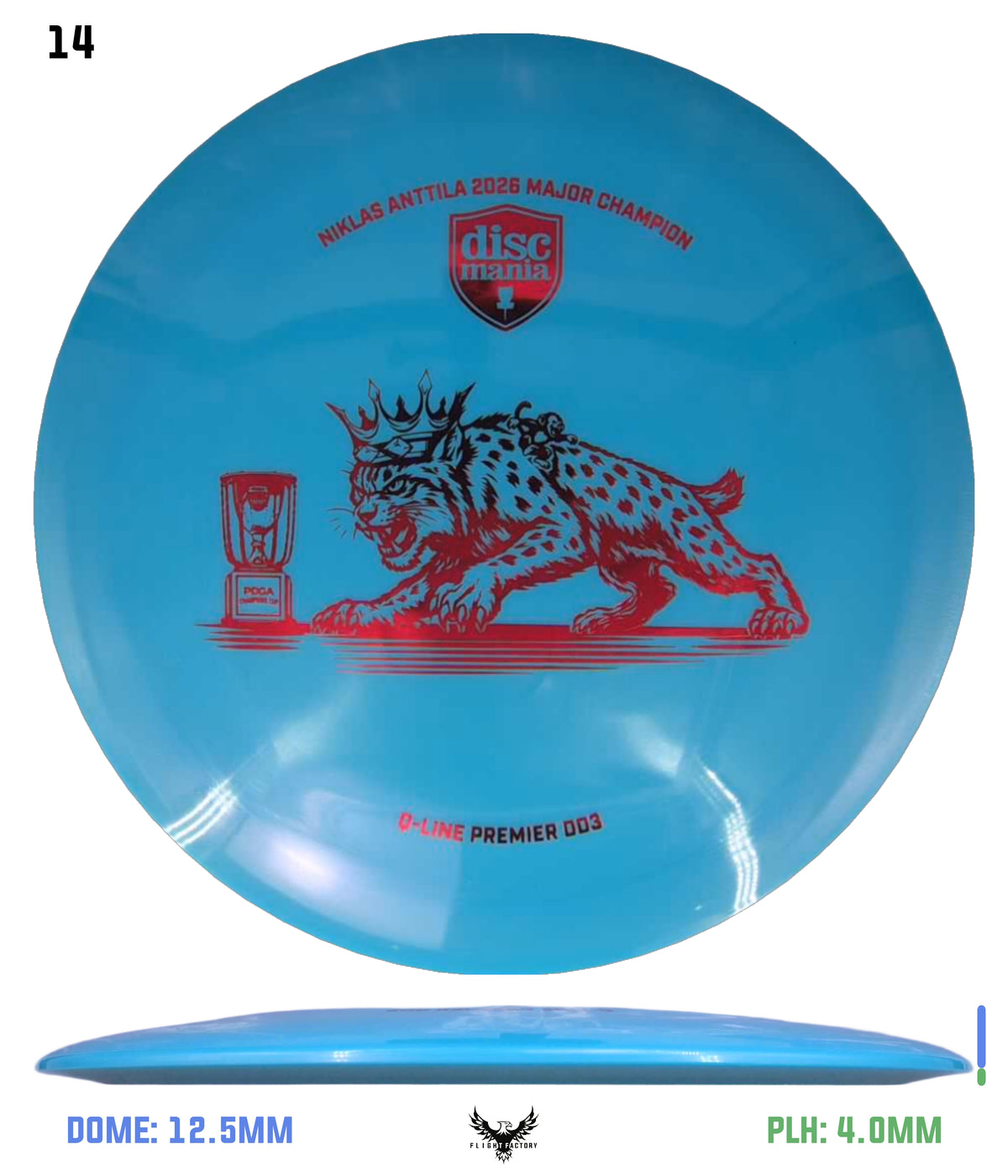 Discmania Premier Series Q-Line DD3 - Niklas Anttila Triumph Series Champions Cup