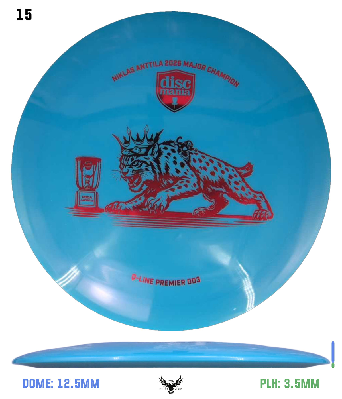 Discmania Premier Series Q-Line DD3 - Niklas Anttila Triumph Series Champions Cup