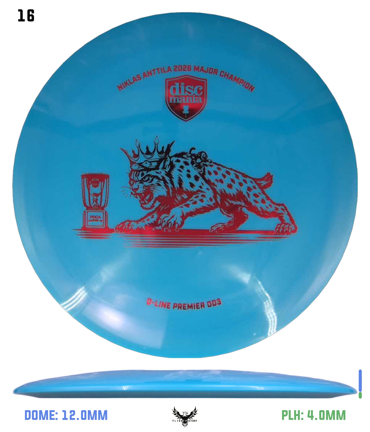 Discmania Premier Series Q-Line DD3 - Niklas Anttila Triumph Series Champions Cup