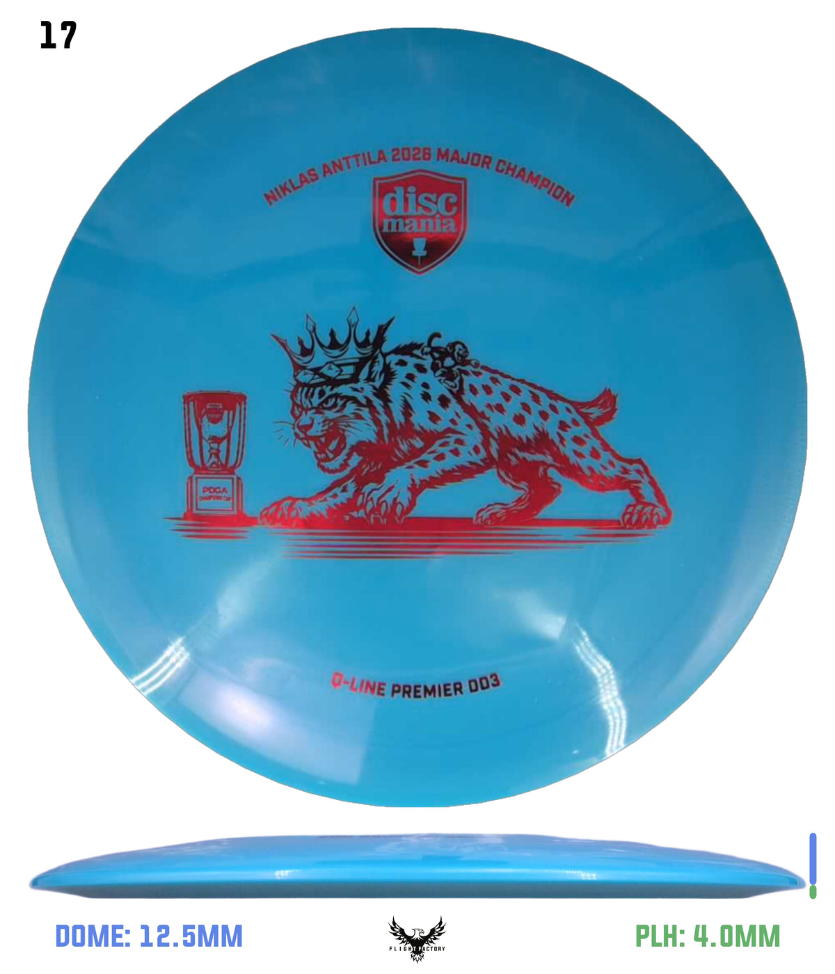 Discmania Premier Series Q-Line DD3 - Niklas Anttila Triumph Series Champions Cup
