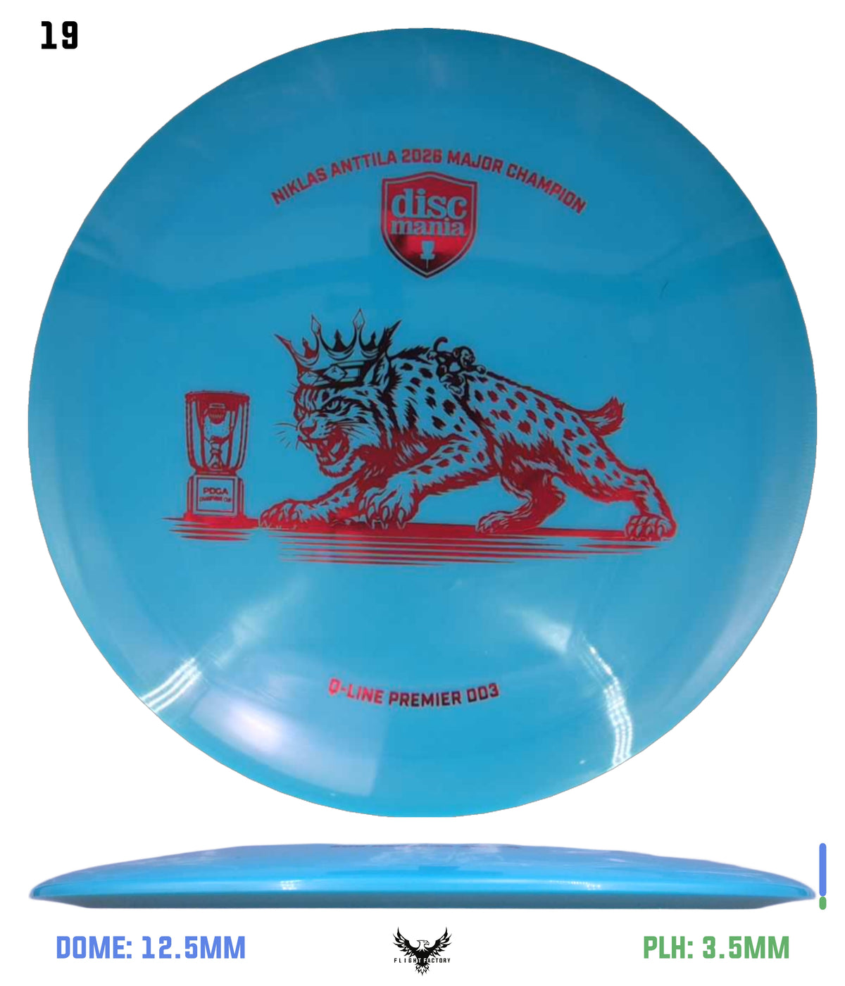 Discmania Premier Series Q-Line DD3 - Niklas Anttila Triumph Series Champions Cup