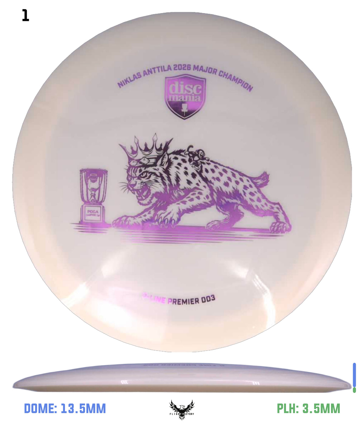 Discmania Premier Series Q-Line DD3 - Niklas Anttila Triumph Series Champions Cup