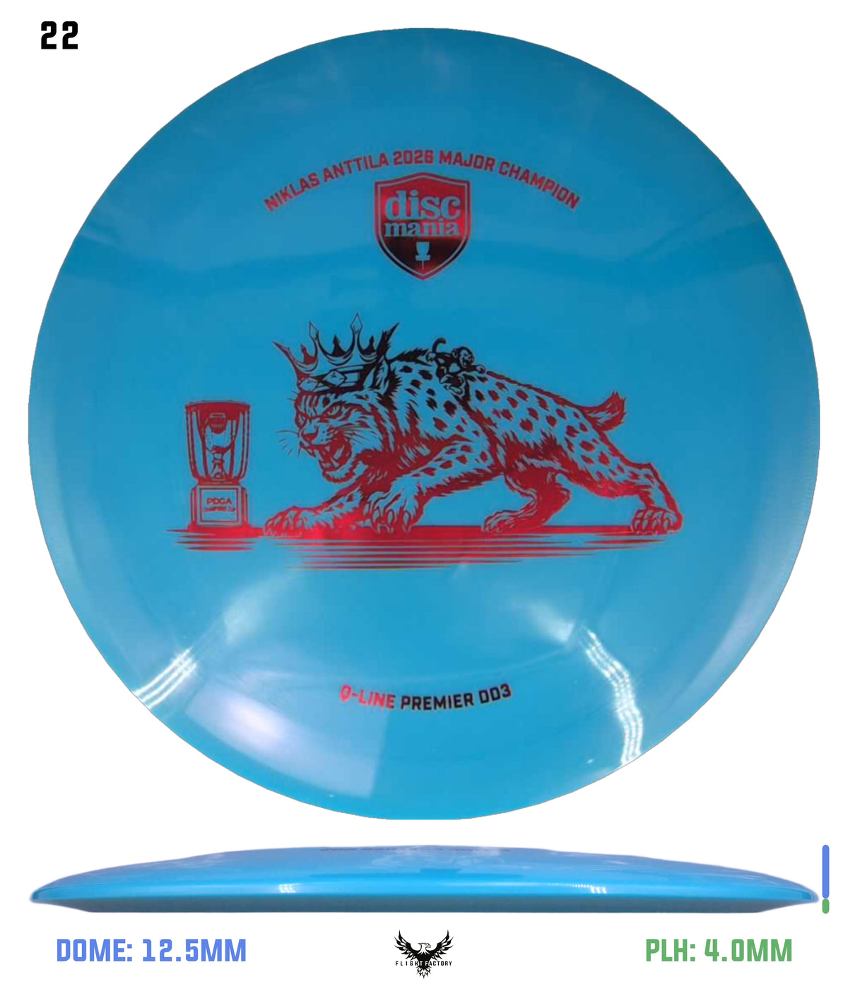 Discmania Premier Series Q-Line DD3 - Niklas Anttila Triumph Series Champions Cup