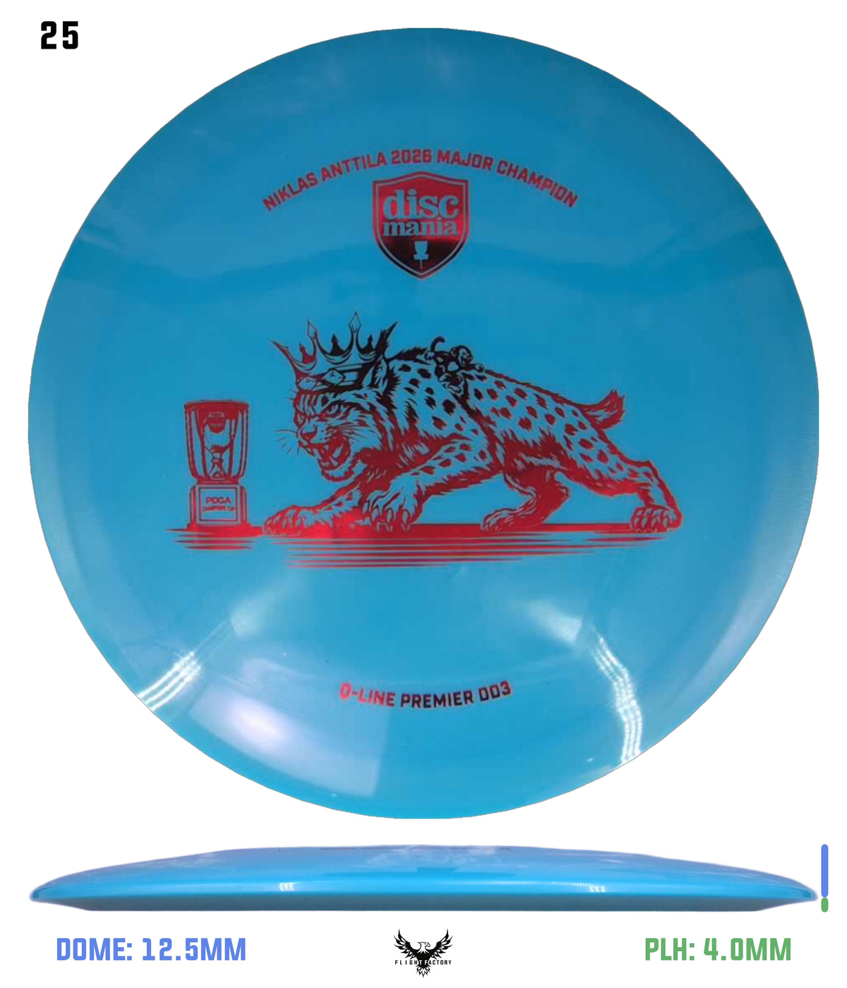 Discmania Premier Series Q-Line DD3 - Niklas Anttila Triumph Series Champions Cup