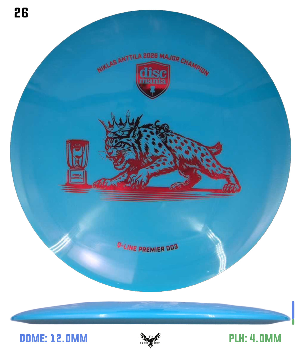 Discmania Premier Series Q-Line DD3 - Niklas Anttila Triumph Series Champions Cup