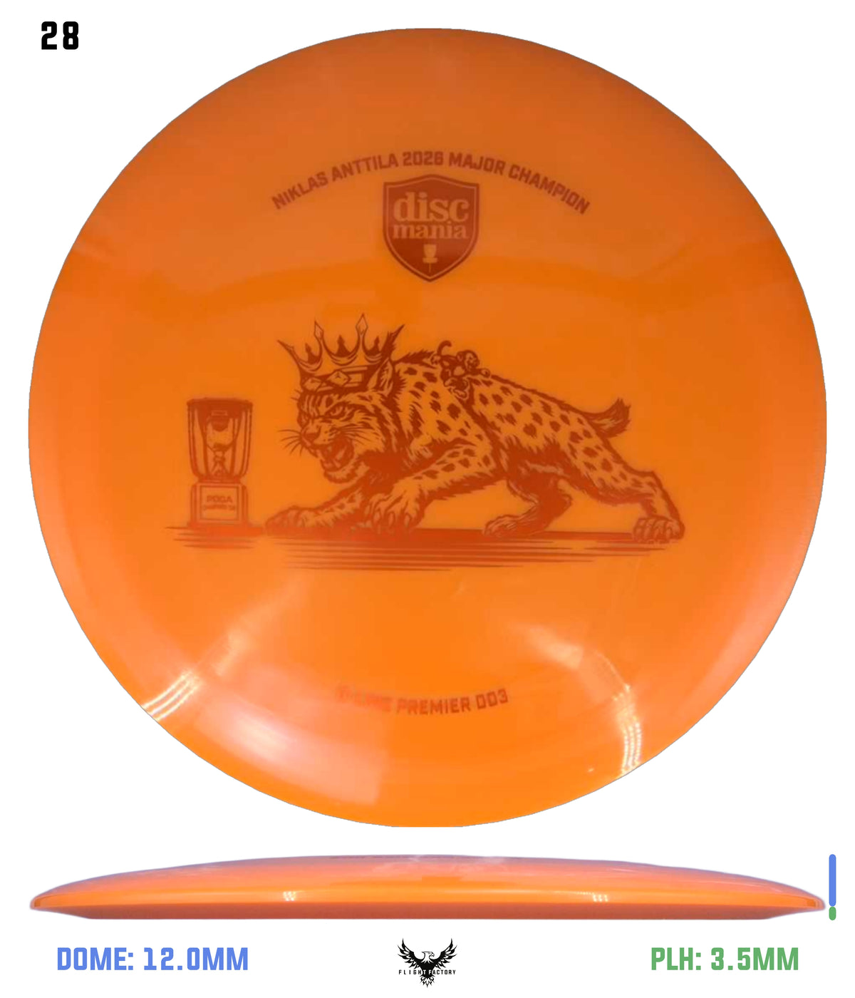 Discmania Premier Series Q-Line DD3 - Niklas Anttila Triumph Series Champions Cup