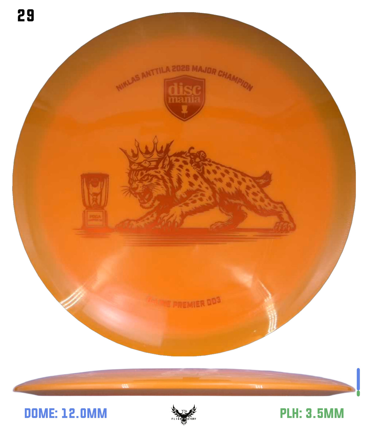 Discmania Premier Series Q-Line DD3 - Niklas Anttila Triumph Series Champions Cup