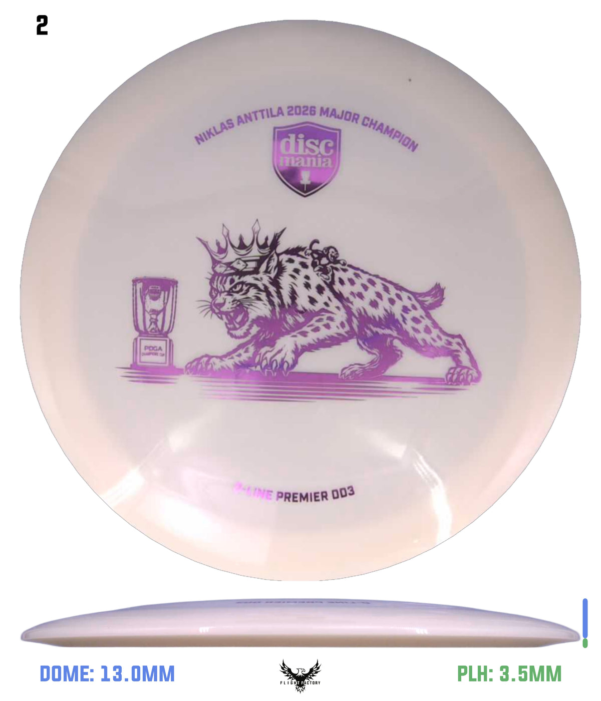 Discmania Premier Series Q-Line DD3 - Niklas Anttila Triumph Series Champions Cup