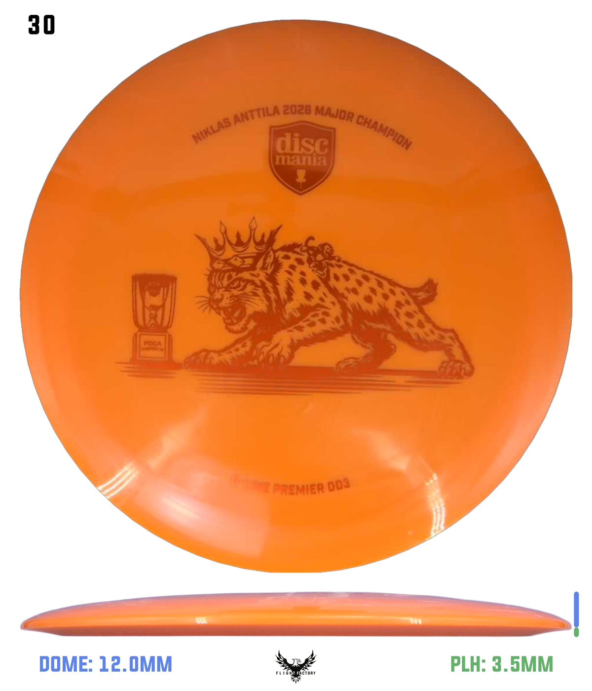 Discmania Premier Series Q-Line DD3 - Niklas Anttila Triumph Series Champions Cup