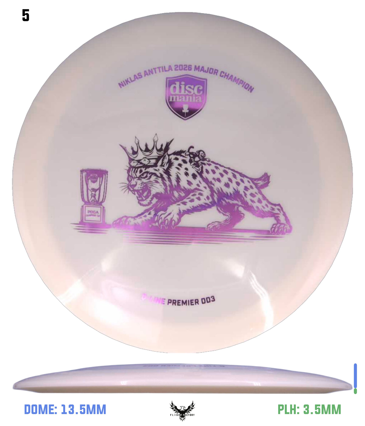 Discmania Premier Series Q-Line DD3 - Niklas Anttila Triumph Series Champions Cup
