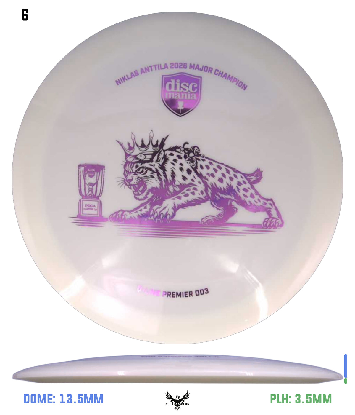Discmania Premier Series Q-Line DD3 - Niklas Anttila Triumph Series Champions Cup