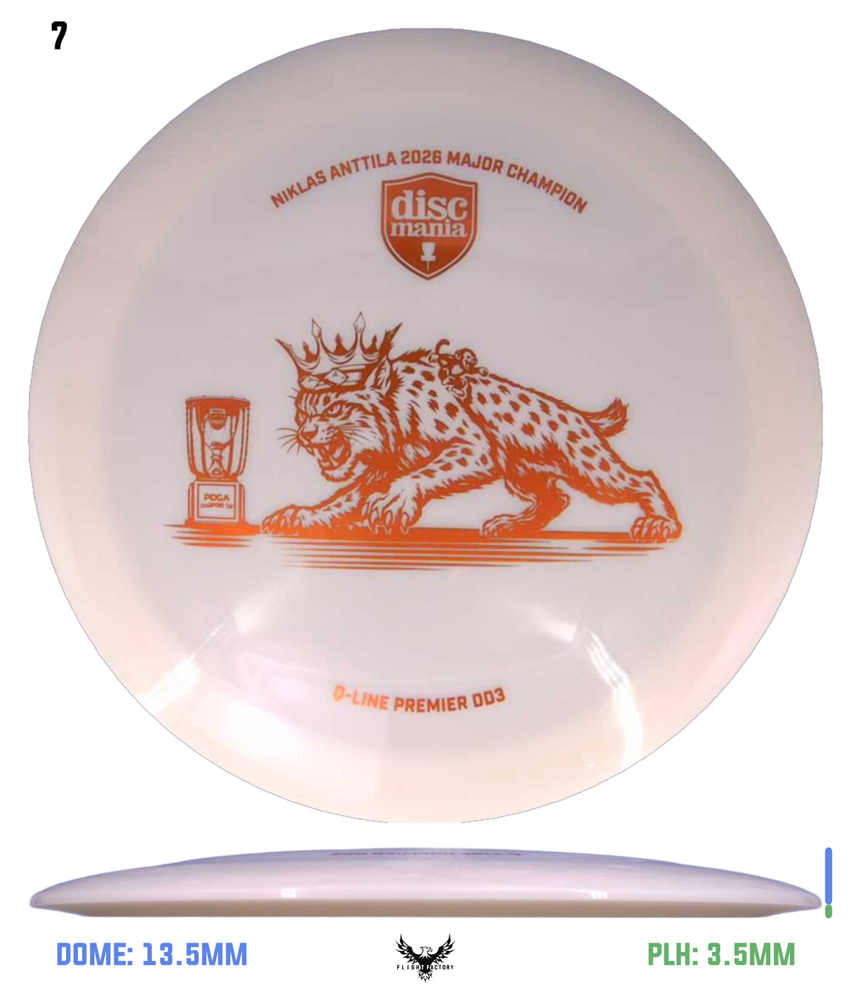 Discmania Premier Series Q-Line DD3 - Niklas Anttila Triumph Series Champions Cup