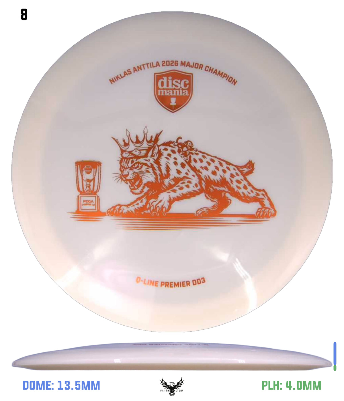 Discmania Premier Series Q-Line DD3 - Niklas Anttila Triumph Series Champions Cup