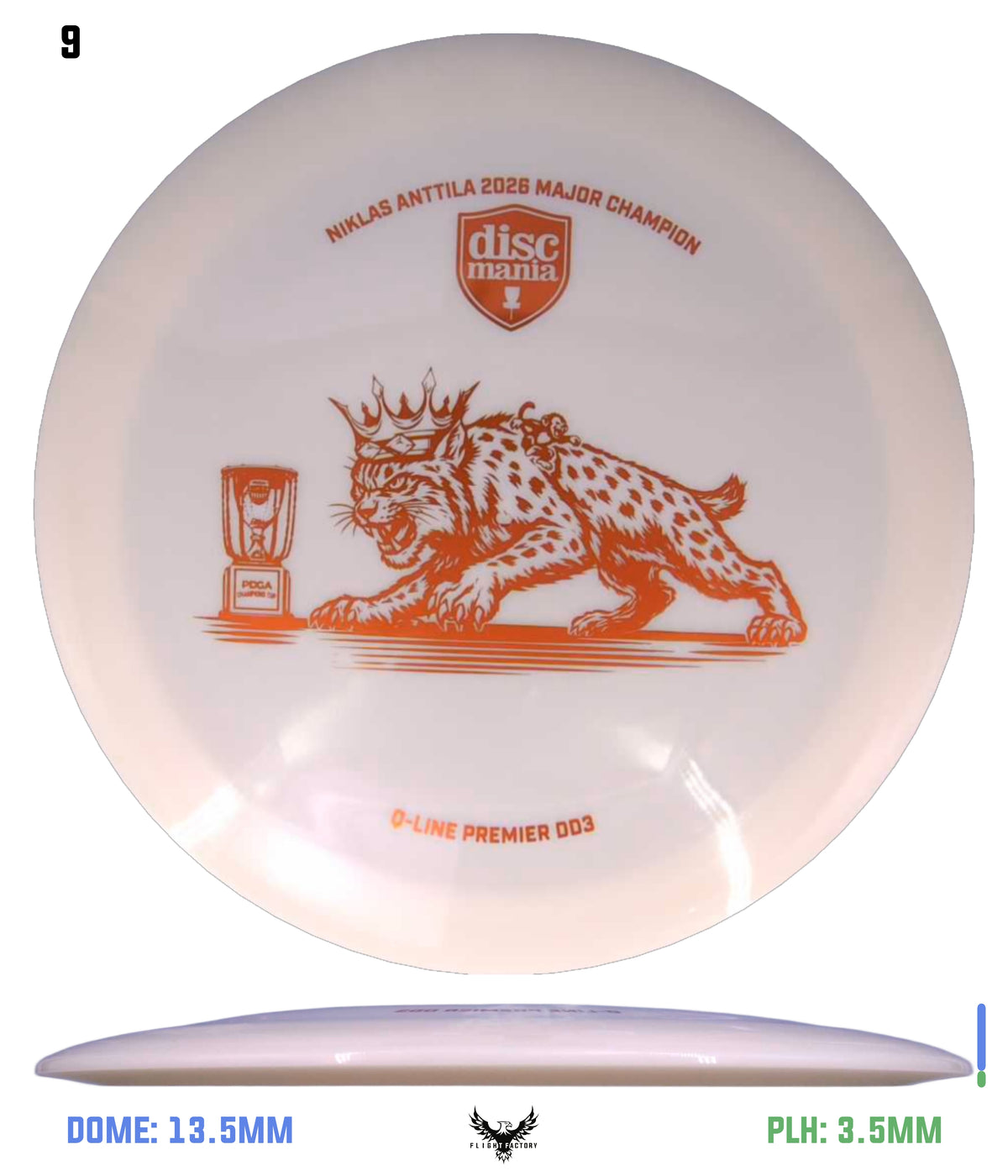 Discmania Premier Series Q-Line DD3 - Niklas Anttila Triumph Series Champions Cup