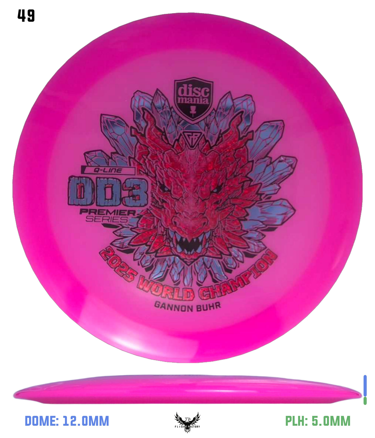 Discmania Gannon Buhr Premier Series Q-Line DD3 (2025 World Champion)