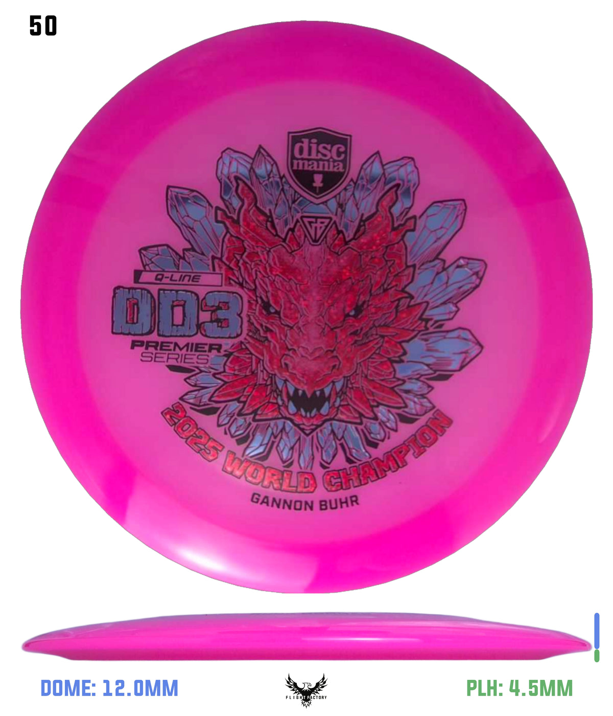 Discmania Gannon Buhr Premier Series Q-Line DD3 (2025 World Champion)