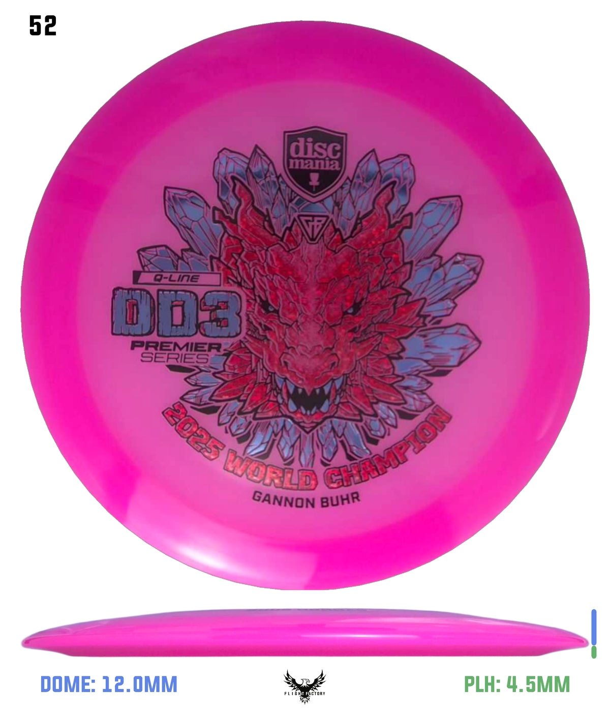 Discmania Gannon Buhr Premier Series Q-Line DD3 (2025 World Champion)
