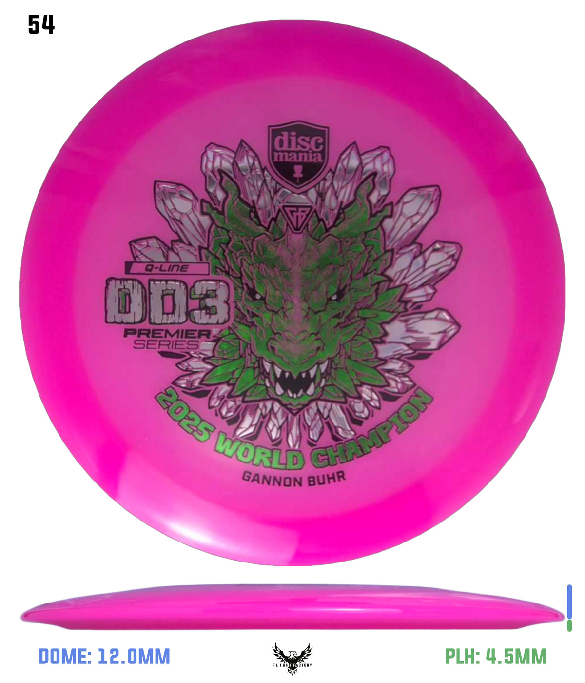 Discmania Gannon Buhr Premier Series Q-Line DD3 (2025 World Champion)