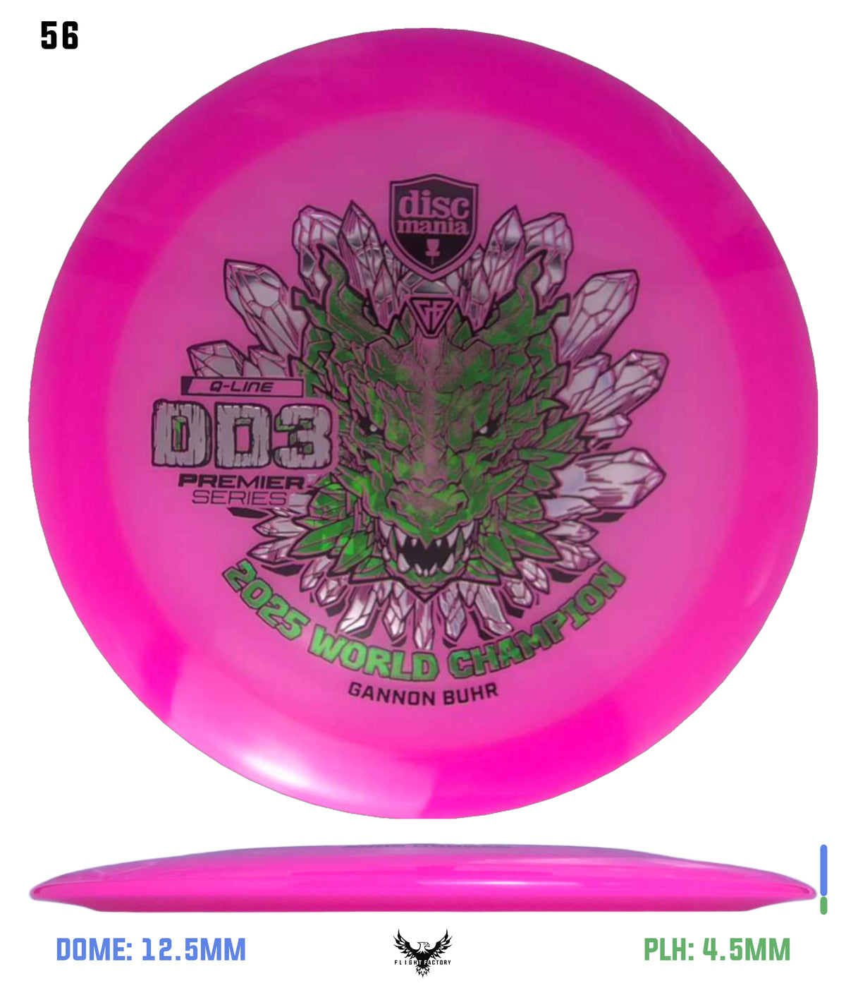 Discmania Gannon Buhr Premier Series Q-Line DD3 (2025 World Champion)